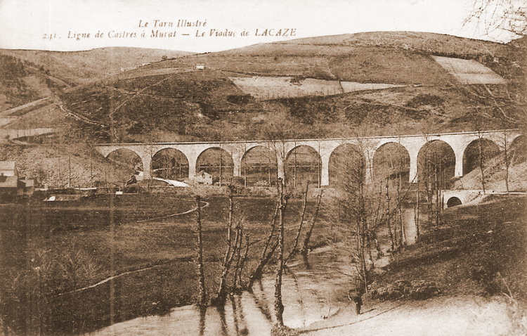 Agrandir l'image De la gare de Lacaze à la gare de Pierre-Ségade