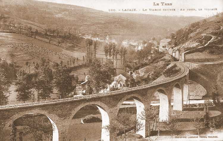 Agrandir l'image De la gare de Lacaze à la gare de Pierre-Ségade