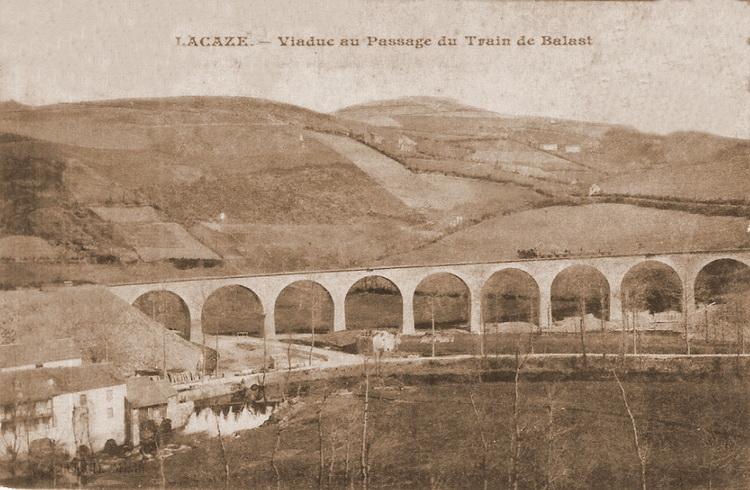 Agrandir l'image De la gare de Lacaze à la gare de Pierre-Ségade