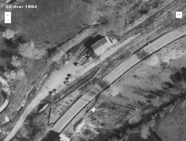 Agrandir l'image De la gare de Lacaze à la gare de Pierre-Ségade