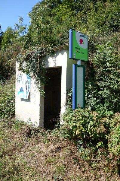 Agrandir l'image De la gare de Lacaze à la gare de Pierre-Ségade