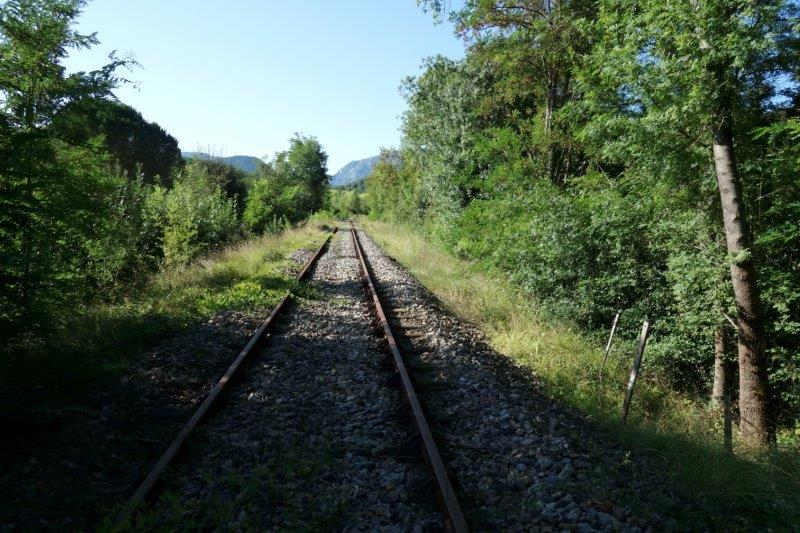 Agrandir l'image De la halte de Brézilhou à la gare de Quillan
