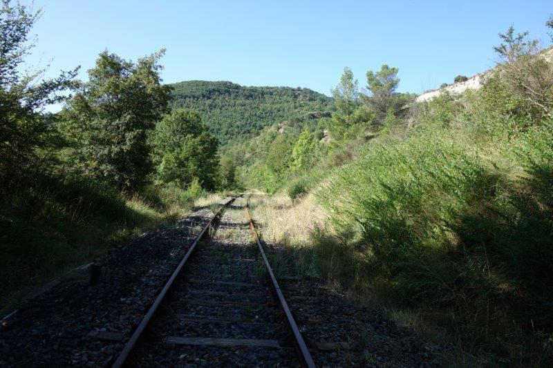 Agrandir l'image De la halte de Brézilhou à la gare de Quillan