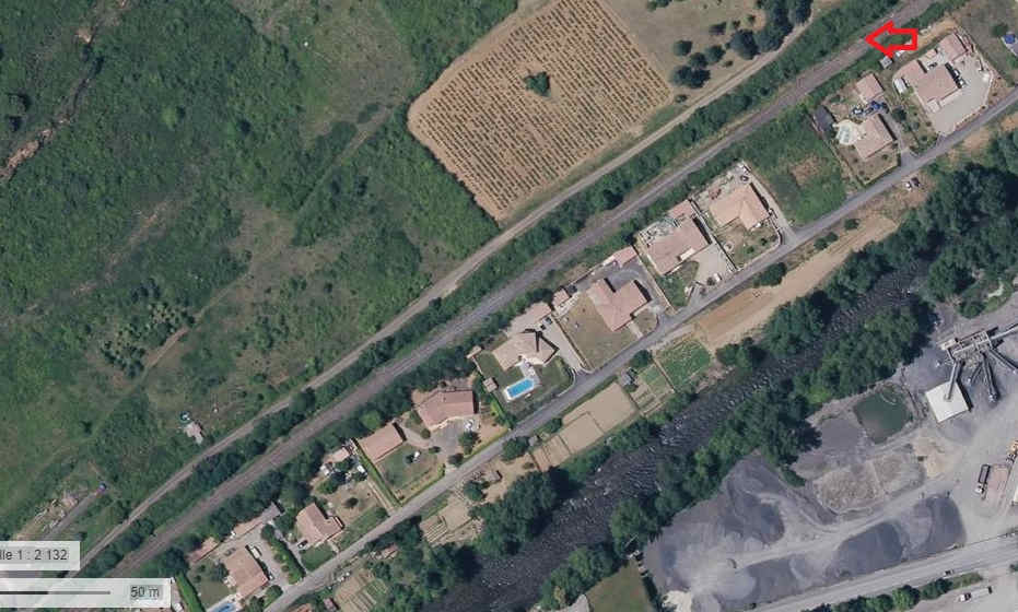 Agrandir l'image De la gare d'Espéraza à la halte de Campagne