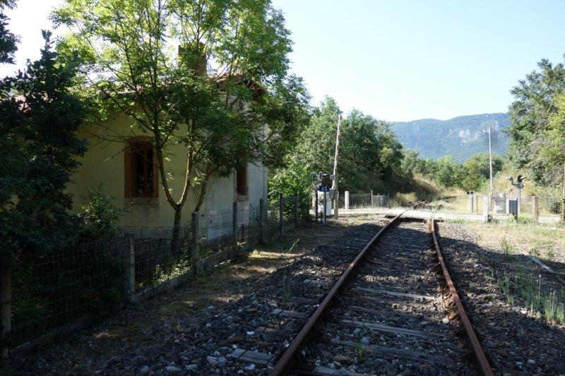 Agrandir l'image De la halte de Brézilhou à la gare de Quillan