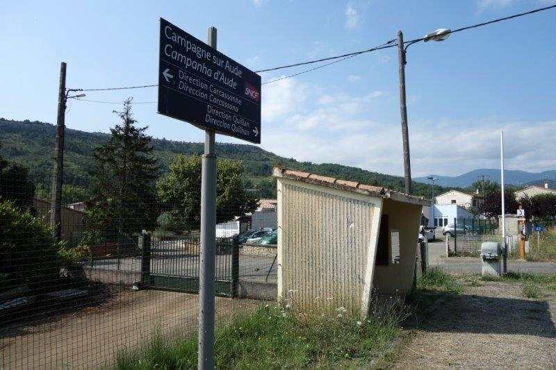 Agrandir l'image De la gare d'Espéraza à la halte de Campagne