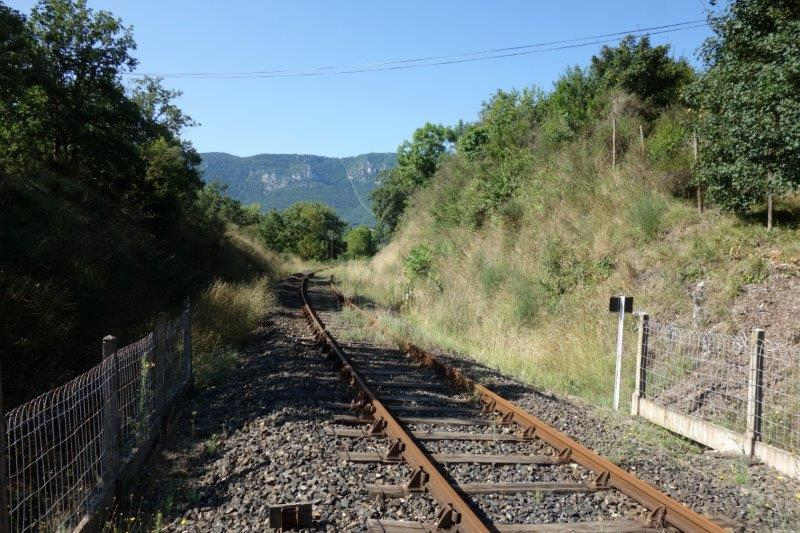 Agrandir l'image De la halte de Brézilhou à la gare de Quillan