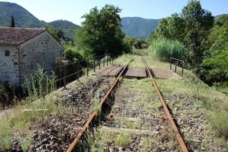 Agrandir l'image De la halte de Brézilhou à la gare de Quillan