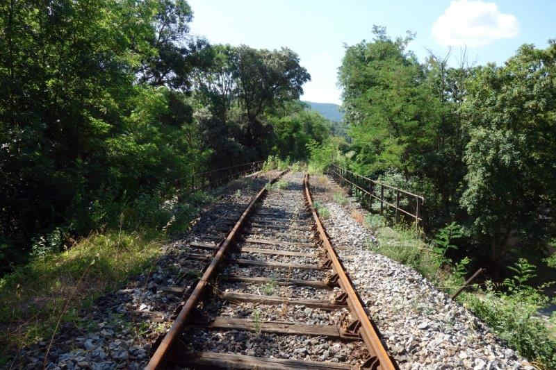 Agrandir l'image De la halte de Massia à la gare d'Alet-les-Bains