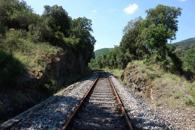 Agrandir l'image De la halte de Massia à la gare d'Alet-les-Bains