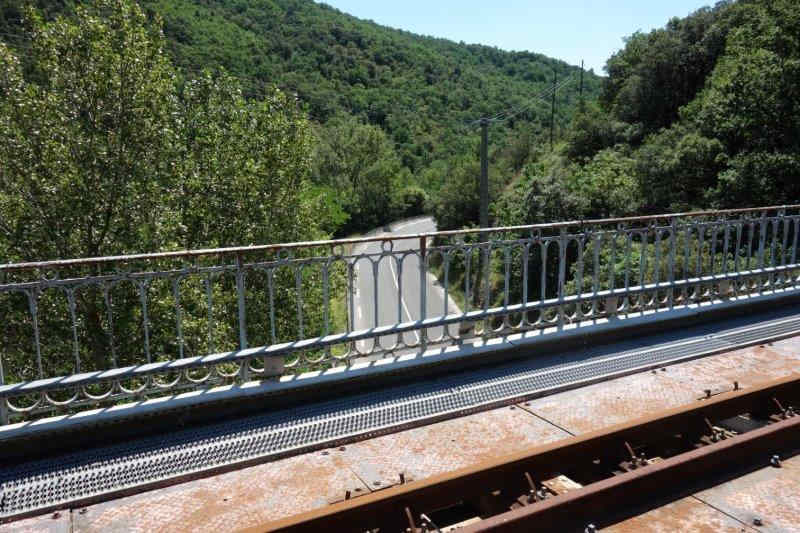 Agrandir l'image De la halte de Massia à la gare d'Alet-les-Bains