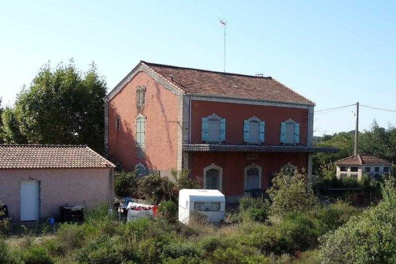 De la gare de Gabian  la gare de Faugeres