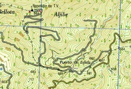 Agrandir la carte Carte Puertos de Eslida