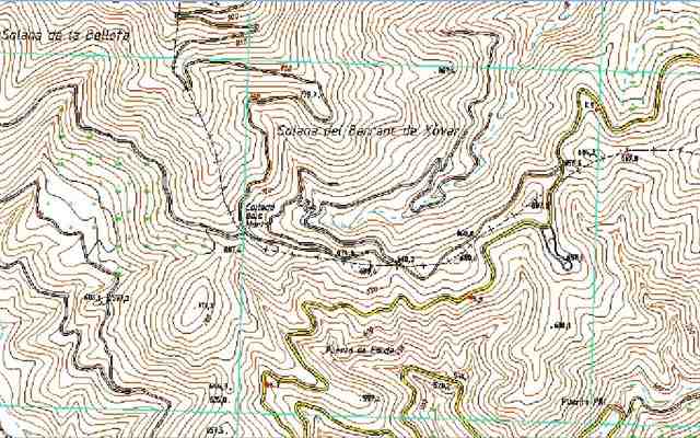 Agrandir la carte Carte Colldo dels Morts