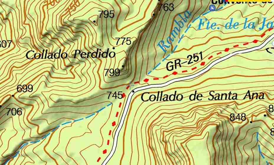 En direction du Collado de los Frailes