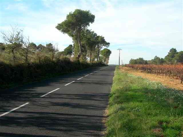 Agrandir l'image Col géographique sur la route de Fleury d'Aude
