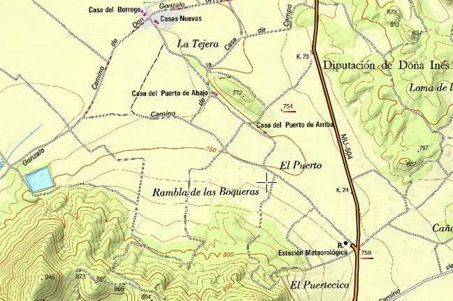 El Puertecico - ES-MU- 758 mètres