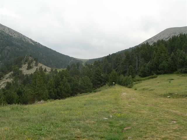 Sous le col de la Mitja