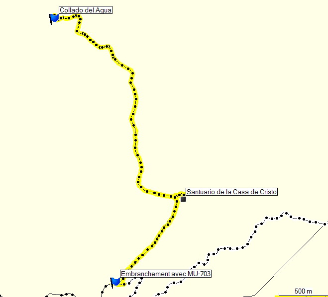 Agrandir l'image Parcours Collado del Agua