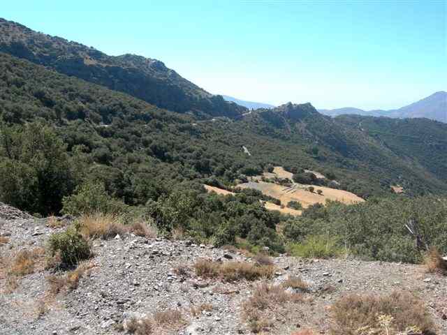 Agrandir l'image Route dégradée au-dessus de Capileira