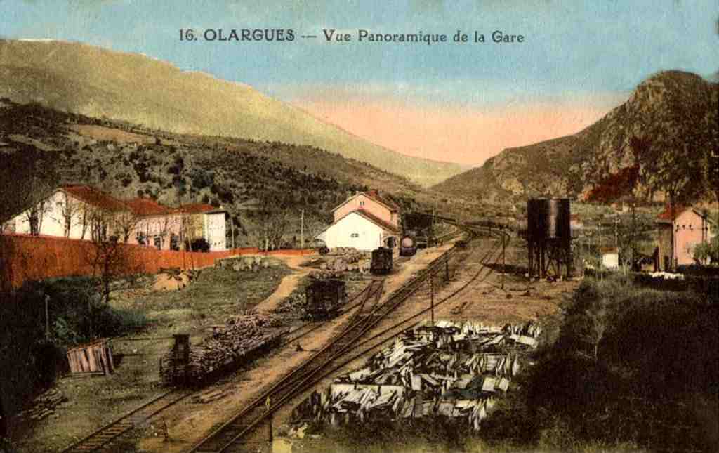 De la gare de Saint-Etienne d'Albagnan à la gare d'Olargues