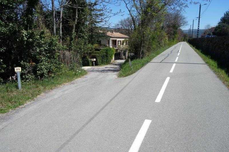 Agrandir l'image De la halte d'Apt-Madeleine à la gare de Saignon