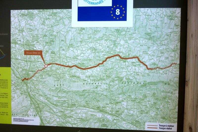 Agrandir l'image De la gare de Robion à la gare de Maubec