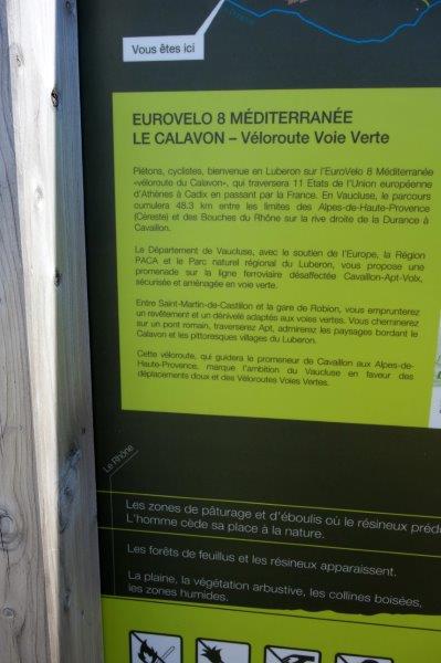 Agrandir l'image De la gare de Robion à la gare de Maubec