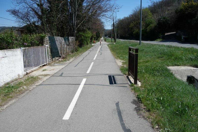 Agrandir l'image De la halte d'Apt-Madeleine à la gare de Saignon