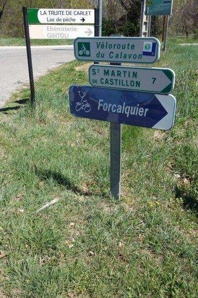 Agrandir l'image De la halte d'Apt-Madeleine à la gare de Saignon