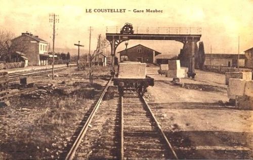 Agrandir l'image Emprise de la gare de Maubec