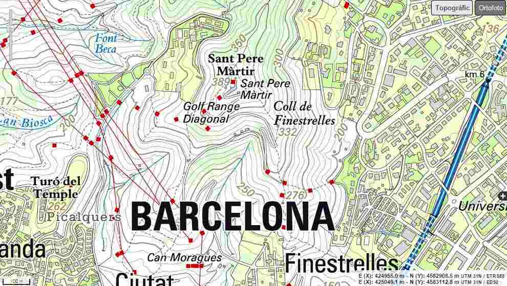 Coll de Finestrelles ICC 1/25000