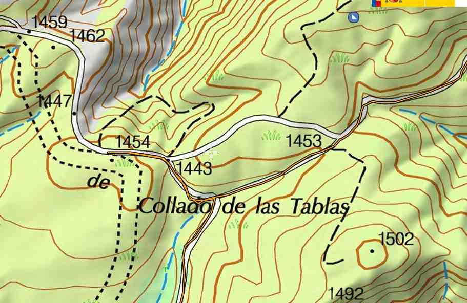 Collado de las Tablas carte