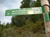 Panneau au dbut du sentier du Coll del Rouar