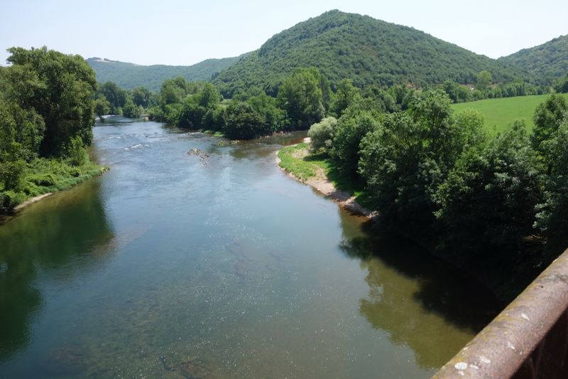 Pont de Bluguet (Bluet) sur le Tarn