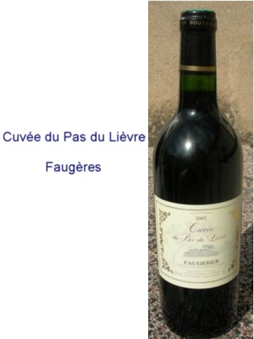 Cuvée du Pas du Lièvre