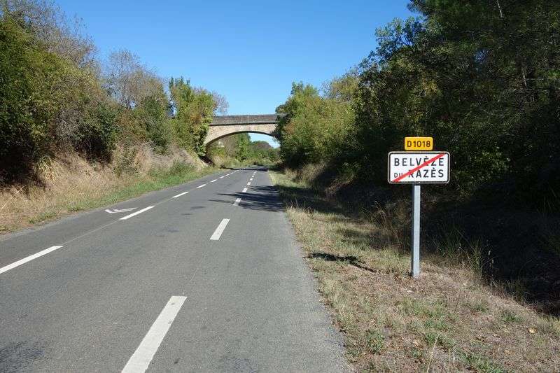 Agrandir l'image De la gare de Belvèze-Aude à la gare de Routier-Brugairolles