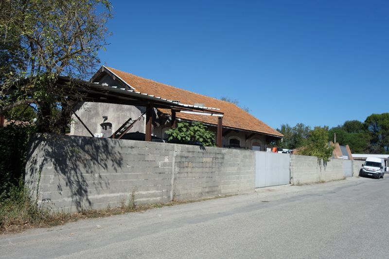 Agrandir l'image Halle aux marchandises de la gare de Belvèze-Aude