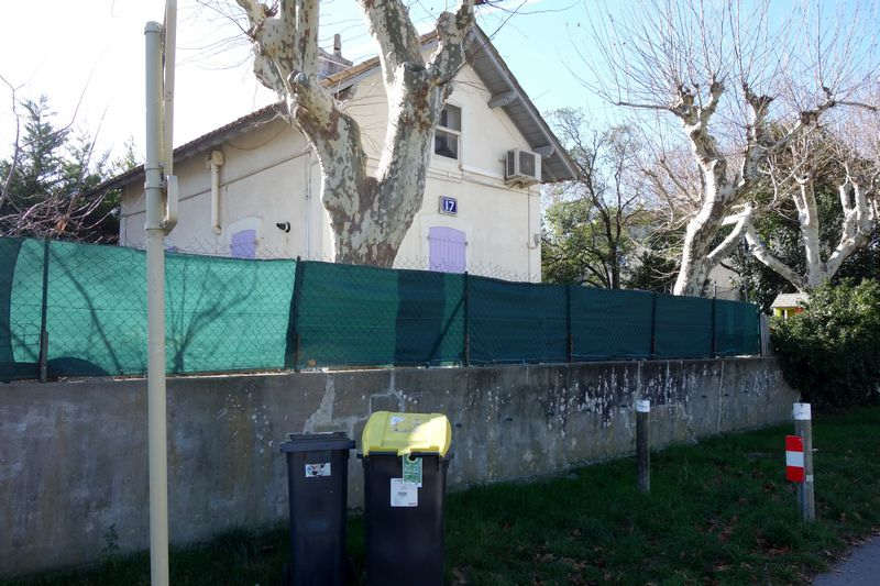 Emprise de la gare de Langlade PN 17